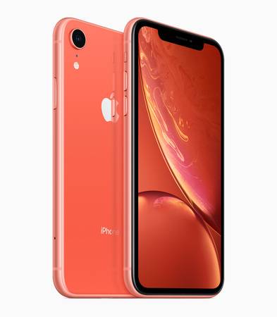 Das iPhone XR kommt in sechs neuen Varianten: Weiß, Schwarz, Blau, Gelb, Koralle und (PRODUCT)RED. 