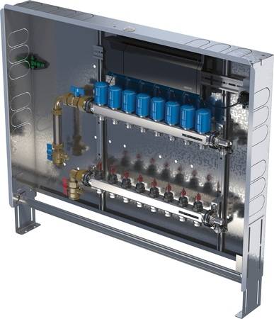 Mit den werkseitig beereits vormontierten Comfort Ports von Uponor entfallen rund 250 Handgriffe auf der Baustelle