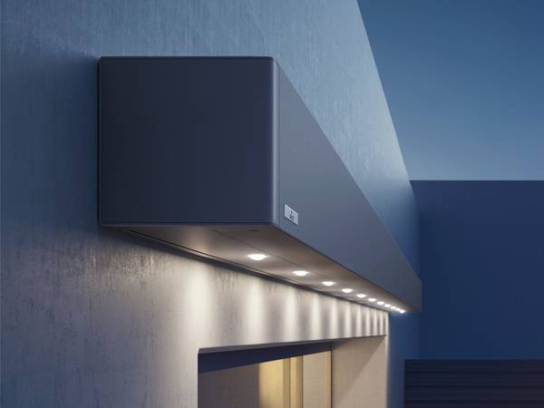 Optional ist Kubata mit integrierten LED-Spots erhältlich.