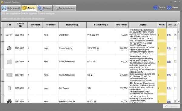 Der Markt bietet auch herstellerspezifische Planungsprogramme. Der Markt bietet auch herstellerspezifische Planungsprogramme.