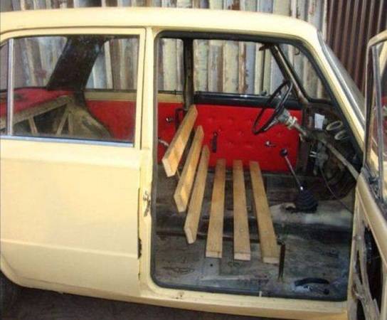 Ist doch gleich viel netter so. Und das Kind passt nun auch noch mit vorne rein!