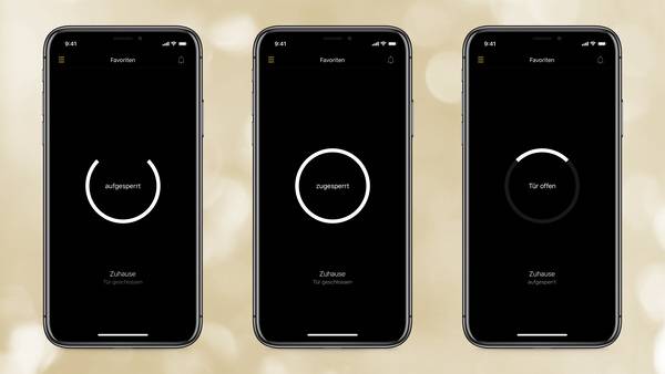 Die Nuki Smart Lock 2.0-App. Die Nuki Smart Lock 2.0-App.
