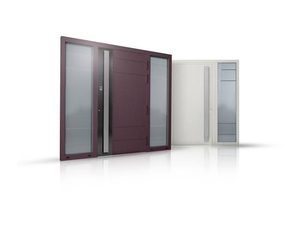 Passend zur Designlinie: farbgleiche Haustüren Creo.