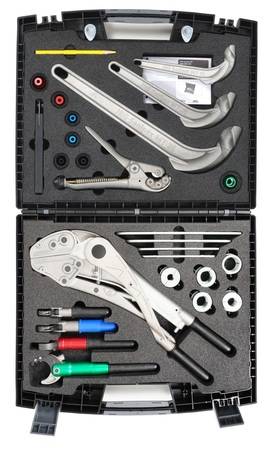 Speziell für das Installationssystem entwickelte Montagewerkzeuge: einfach in der Anwendung ohne langwierige Kalibrier- und Entgratungsvorgänge.