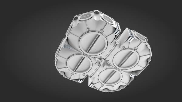 Durch die Erweiterung mit einem zweiten profi-air Flachverteiler 6-fach von FRÄNKISCHE sind sogar zwölf Anschlüsse möglich.