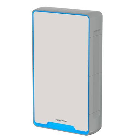 Das weiße Frontcover des EPPIsoliergehäuses erfüllt als Aufputzvariante hohe Ansprüche an die Optik und unterstützt gleichzeitig einen energieeffizienten Betrieb.