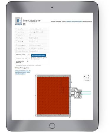 Der Montageplaner ermöglicht Anwendern eine einfache Planung der fachgerechten Montage von Bauelementen.