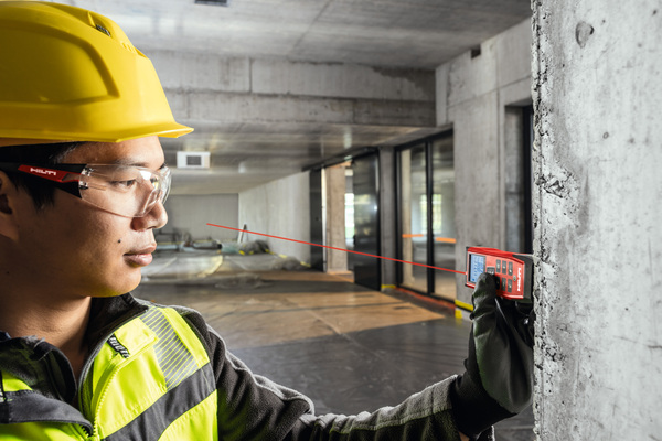 Hilti: Laser-Distanzmessgerät für den Innenbereich