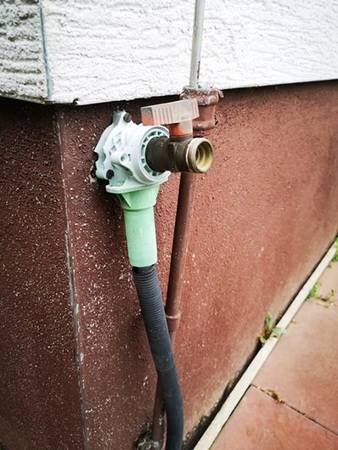 Brandneu: Die Außenzapfstelle 5.0, per App und Bluetooth steuerbar. Entdeckt von M. Weber - herzlichen Dank.