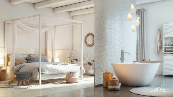 Waterdrop- oder Wellenmuster auf der Glastrennwand? ... Waterdrop- oder Wellenmuster auf der Glastrennwand? ...