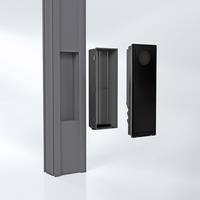 Die rechteckige Fräsung und die separate Einbaudose ermöglichen eine einfache und schnelle Montage.  Die rechteckige Fräsung und die separate Einbaudose ermöglichen eine einfache und schnelle Montage.