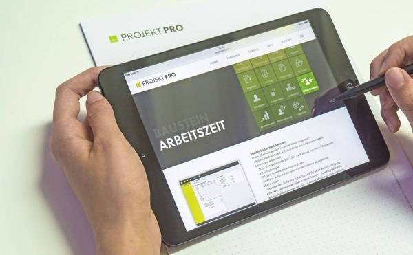 … sowie eine präzise Erfassung von Mitarbeiter- und Projektzeiten.