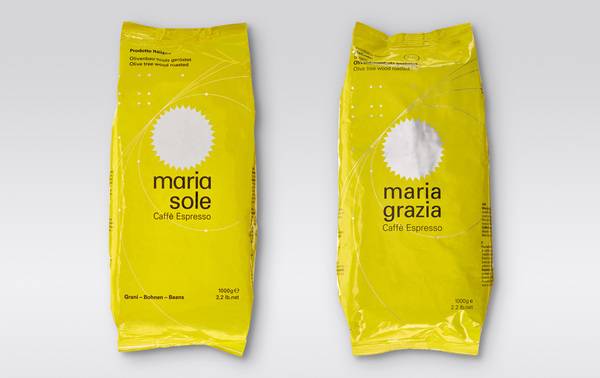 Auszeichnung Verpackungsdesign „maria sole Caffè Espresso“