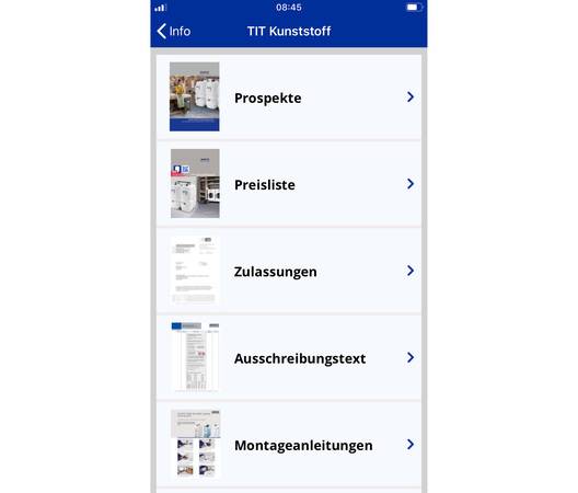  Wichtige Tank-Dokumente schnell verfügbar: In der neuen App „Schütz Heizöl-Lagersysteme“ finden sich Montageanleitungen, Zulassungen, Broschüren, Preislisten, Ausschreibungstexte und Datenblätter. Sie können auch offline im Keller abgerufen werden.