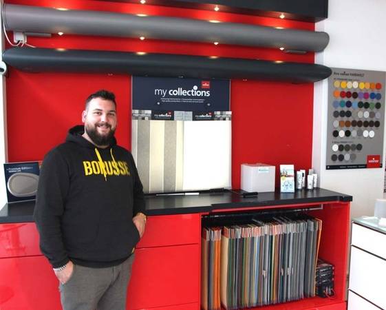 Philipp Büdeker von Weinor Top-Partner Büdeker & Richert: „Die Markise ist ein unschlagbarer Beweis für die Qualität von Weinor-Markisen.“