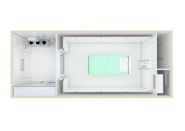 Eine sogenannte "ICU" kann an jeden Ort weltweit transportiert werden, ...