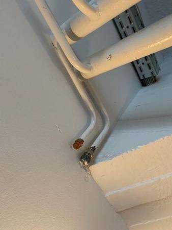 Kupferfitting auf Stahlrohr - gefunden von Timo Faa - vielen Dank!