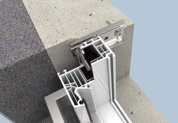 Lösung für die Fenstermontage: Das JB-D/FA PLUS-System von SFS vereint Lastabtragung und Absturzsicherung und wurde vom DIBt bauaufsichtlich zugelassen.