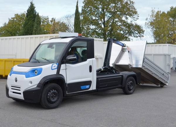 In Zusammenarbeit mit spezialisierten Aufbau-Herstellern kann der neue Goupil G6 – hier in der Ausstattungsversion als Abrollkipper von Dalby – auf verschiedene Einsatzbereiche zugeschnitten werden. Selbst spezielle Kundenwünsche sind möglich. 