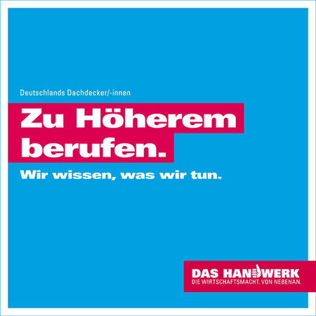 Kostenlose Kampagnen-Motive für jeden Handwerksbetrieb