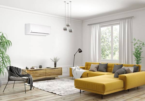 Das Wandgerät Remko RVT fügt sich recht unauffällig in die Wohnsituation ein.