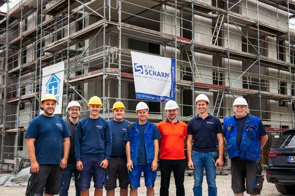 Ein achtköpfiges Team des Fachbetriebs Karl Scharpf GmbH & Co. KG aus Esslingen schloss im September 2019 die Installationsarbeiten ab.