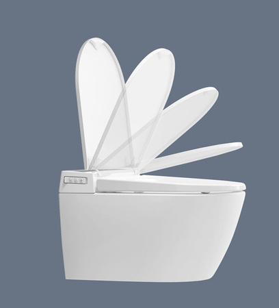 Das integrierte Dämpfungssystem ermöglicht ein sanftes Schließen des WC-Deckels. Eine Geräuschentwicklung aufgrund des Herunterfallens des Deckels ist dadurch ausgeschlossen. Das integrierte Dämpfungssystem ermöglicht ein sanftes Schließen des WC-Deckels. Eine Geräuschentwicklung aufgrund des Herunterfallens des Deckels ist dadurch ausgeschlossen.