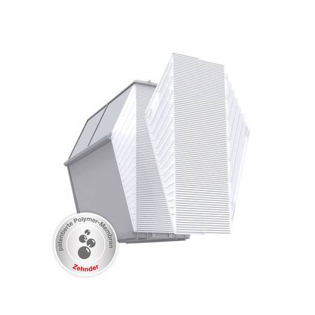 Zehnder-Enthalpietauscher mit patentierter Polymer-Membran in Komfort-Lüftungsgeräten ermöglichen laut Hersteller eine effiziente, nachhaltige und hygienische Nutzung der in der Abluft enthaltenen Energie.
