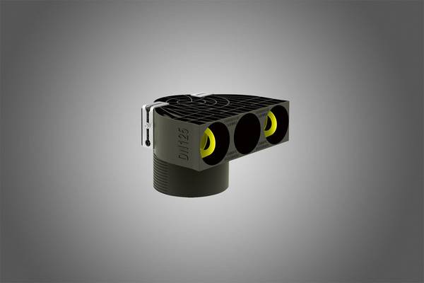 Der profi-air classic Luftdurchlass plus von Fränkische, jetzt neu in der Anschlussdimension 63, ist in der kurzen Ausführung besonders für den Einbau in der Wand und in Ortbetonschalungsdecken geeignet.