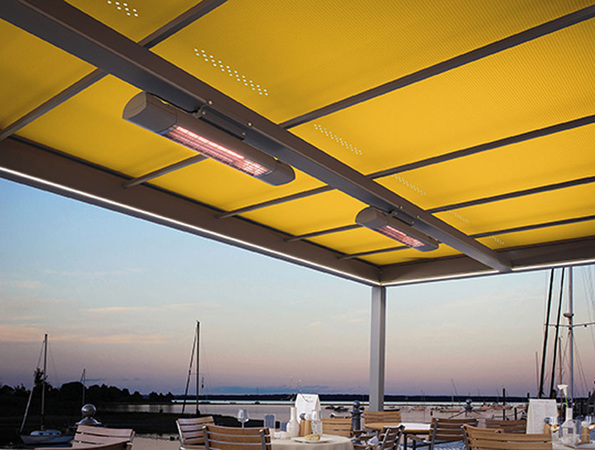 Das Sonnenschutzgewebe Sunvas perla FR von markilux ...