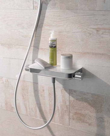 HSK: Armatur mit Glasablage AquaTray