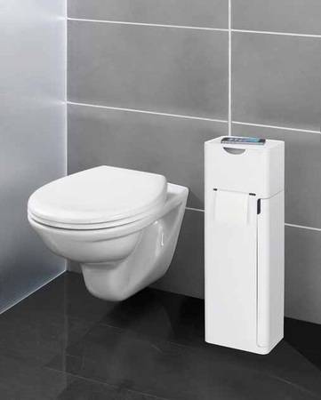 Wenko: Stand-WC-Garnitur Imon | Haustec | Toilettenbürsten