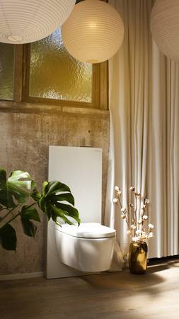 Komfort-Produkte wie etwa ein Dusch-WC (hier AquaClean Sela von Geberit) oder eine freistehende Badewanne stehen bei vielen Wohnungs- und Hausbesitzern ganz oben auf der Wunschliste.