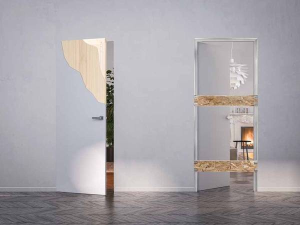 Eine beeindruckende Wirkung garantiert die flächenbündige Drehflügeltür von Eclisse. Das Türblatt erfüllt höchste Ansprüche in punkto Qualität und die Türzarge wird mit OSB Aussteifer geliefert, um passgenau den Einbau zu gewährleisten.