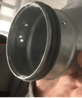 ...die Arbeitsweise „Try and Error“, die zu Löchern führt, die nach der Montage häufig nicht mehr abgedichtet werden, sondern als Leckagen im Luftleitungssystem verbleiben.