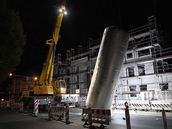 Nächtlicher Einhub des Pufferspeichers