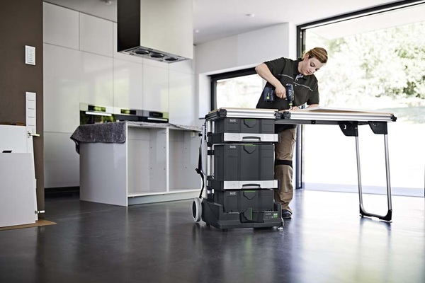 Die Baustelle wird mit der MW1000 zur kompletten Werkstatt.