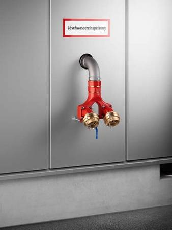 ... nach DIN 14462 von der Einspeisung bis zur Entnahme bzw. Entlüftung schnell und platzsparend angebunden werden.