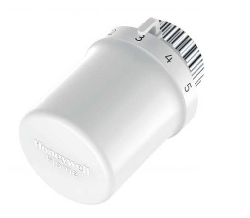 Der elegante Thermostatregler Honeywell Home Thera-6 von Resideo mit hochwertigem Flüssigkeitsregler „Made in Germany" passt optimal zur Ventilserie V2000SX und ist die ideale Wahl für alle Wohnraumheizungen.