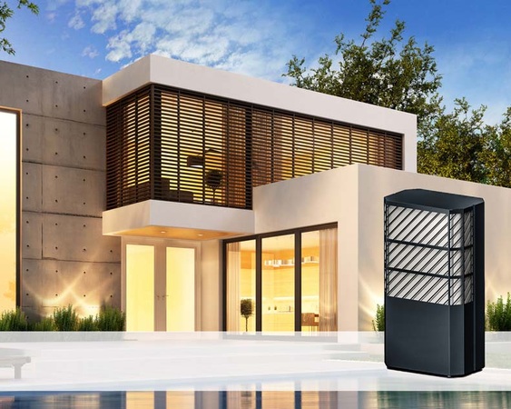 Die „Zewo Lambda“ Wärmepumpe erreicht eine Vorlauftemperatur von bis zu 70°C ohne weitere Zusatzheizung- perfekt für Sanierungen und den Neubau.