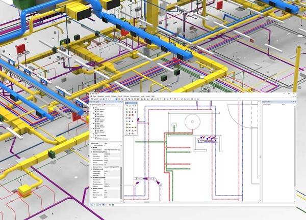 Der Systemnavigator für den SHKL-Bereich beschleunigt die Planung von Versorgungssystemen erheblich.