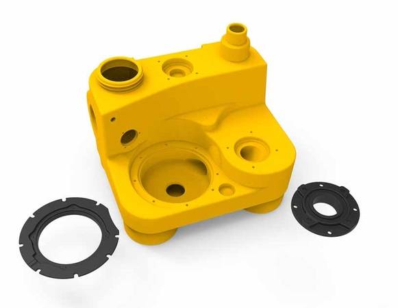 Compli 400: Die neue Hydraulik, flankiert mit stabilen Gussringen, bringt bessere Leistung bei hoher Stabilität und Laufruhe. Compli 400: Die neue Hydraulik, flankiert mit stabilen Gussringen, bringt bessere Leistung bei hoher Stabilität und Laufruhe.