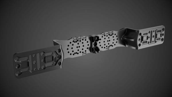 Leicht, stabil und zukunftsweisend: Die alpex Montageplatte wird als erste auf dem Markt aus glasfaserverstärktem Kunststoff hergestellt. 