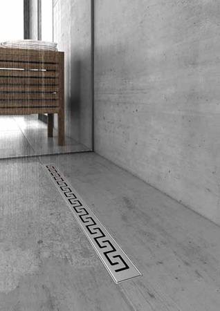 Funktion und Design formvollendet kombiniert - alferpro-Duschrinne mit Designrost