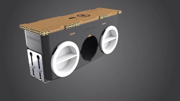 An die profi-air classic Luftdurchlassbox 90° können bis zu drei profi-air classic Lüftungsrohre angeschlossen werden – passend für jede Luftmenge. 