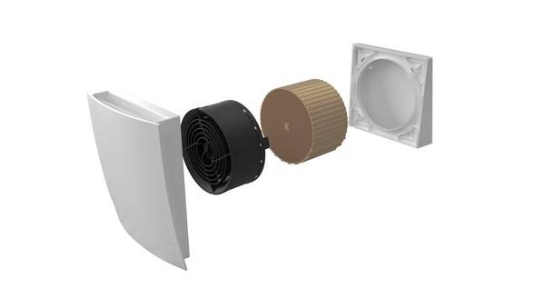 Hohe Effizienz, leiser Luftaustausch, einfache Montage – dafür steht der neue x-well D13 Pendellüfter. Die Geräte korrespondieren über Bluetooth, dadurch ist keine Verkabelung nötig. Hohe Effizienz, leiser Luftaustausch, einfache Montage – dafür steht der neue x-well D13 Pendellüfter. Die Geräte korrespondieren über Bluetooth, dadurch ist keine Verkabelung nötig.