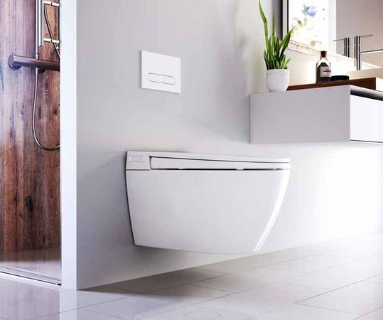 Das Dusch-WC PuraMotion Ultra ergänzt das bewährte Komfortprogramm um innovative Flächendesinfektion.