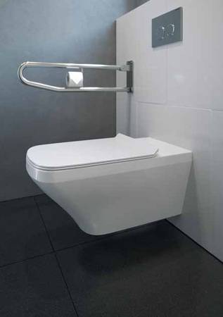 DuraStyle Vital: Wand-WC mit 70 cm Ausladung, optional mit der Keramikglasur HygieneGlaze ausgestattet.  DuraStyle Vital: Wand-WC mit 70 cm Ausladung, optional mit der Keramikglasur HygieneGlaze ausgestattet.