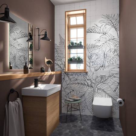 Badezimmer-Design "Downtown Wild"