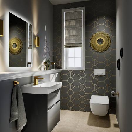 Badezimmer-Design "Golden Glory"